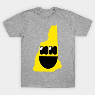 New Hampshire States of Happynes- New Hampshire Smiling Face T-Shirt